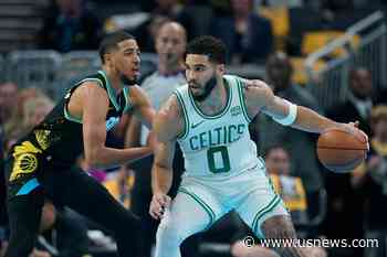 Haliburton's Triple-Double and Late 4-Point Play Help Pacers Oust Celtics From NBA Tourney