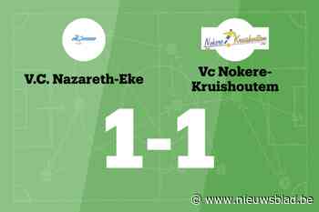 De Clercq redt punt voor VC Nazareth-Eke tegen VC Nokere-Kruishoutem