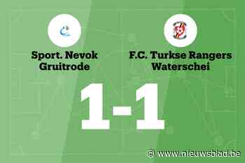 Nevok Gruitrode en Turkse Rangers delen de punten