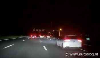 Video: Politie vordert rijbewijs van racende Golfjes in