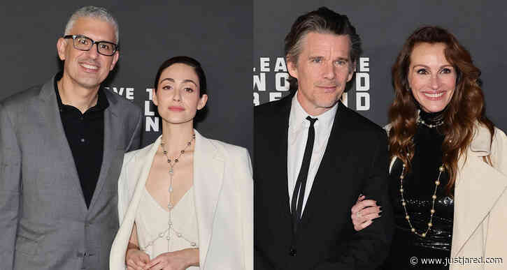 Emmy Rossum Supports Husband Sam Esmail at 'Leave the World Behind' Premiere in NYC