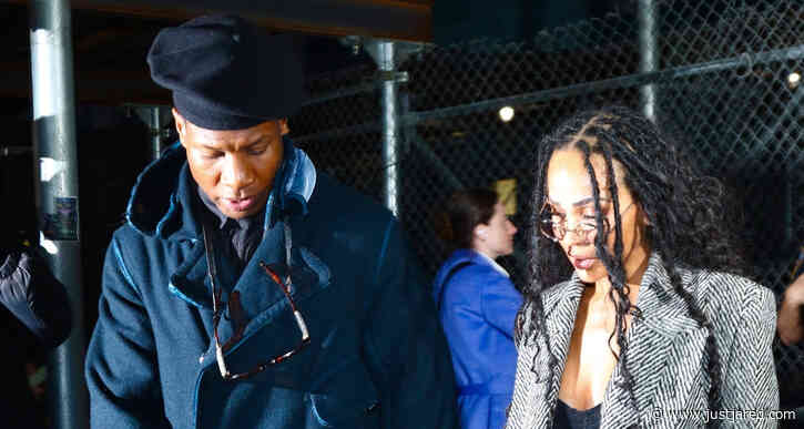 Jonathan Majors Joined by Girlfriend Meagan Good During First Day of Assault Trial