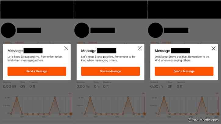 You can slide into someone's DMs on Strava now