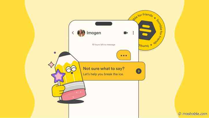 Bumble for Friends rolls out AI-generated icebreakers