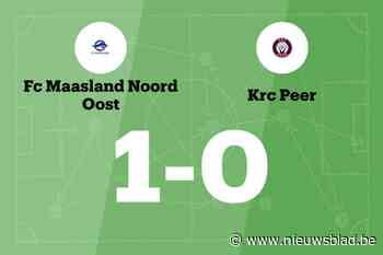 Schetz leidt FC Maasland NO langs KRC Peer