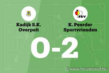 Sterke tweede helft genoeg voor K Peer SV tegen Kadijk SK B