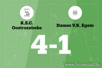 SC Oostrozebeke toont wederom uitstekende vorm met zege op Dames VK Egem B
