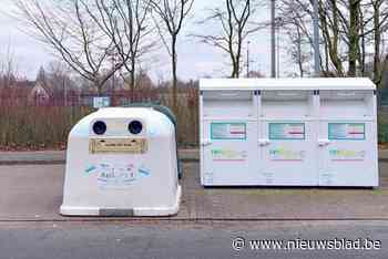 Groene textielcontainers worden vervangen door witte