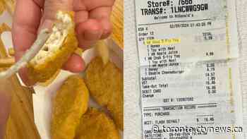 Ontario father finds unwanted surprise in McDonald's Happy Meal