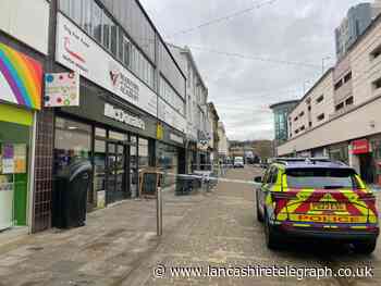 Blackburn McDonald's cordoned off as man taken to hospital