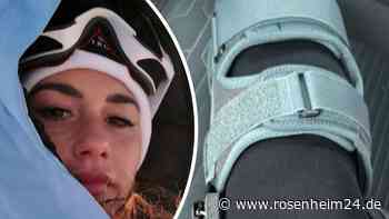 Schock auf der Skipiste: Sarah Engels verletzt sich schwer