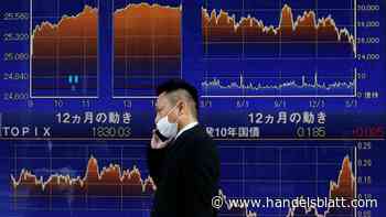 Börsen in Asien: Asiatische Aktien folgen den negativen Vorgaben der Wall Street