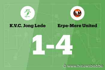 Erpe-Mere United verslaat KVC Jong Lede met 1-4 en eindigt reeks zonder overwinning