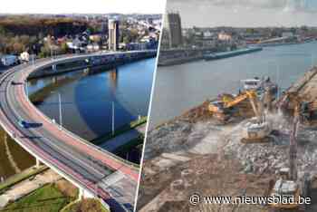 ‘Banaanbrug’ aan Albertkanaal helemaal opgepeuzeld: nog vier maanden wachten op nieuwe brug