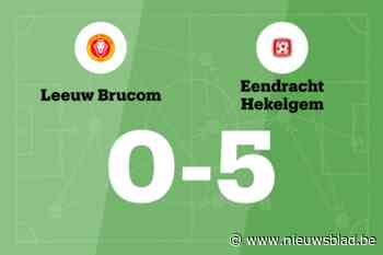 Wedstrijd tussen Leeuw Brucom C en Eendracht Hekelgem eindigt in forfaitscore