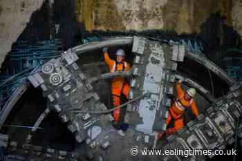 Tunnel machine Lydia breaks through at Old Oak Common