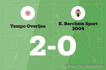 Tempo Overijse verslaat Berchem Sport met 2-0 en eindigt reeks zonder overwinning