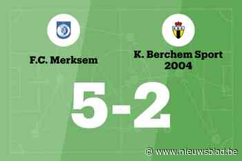 Berchem Sport B verliest na dertien ongeslagen wedstrijden van FC Merksem