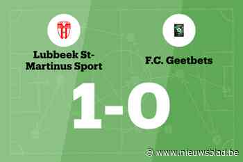 Jalali is goud waard voor SMS Lubbeek tegen FC Geetbets