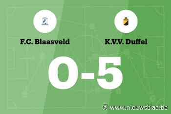 Iwens scoort drie keer, VV Duffel verslaat Blaasveld