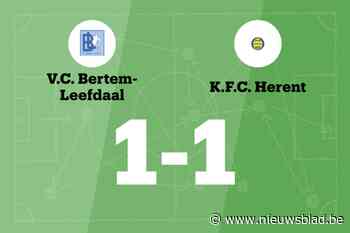VC Bertem-Leefdaal en KFC Herent eindigt op 1-1