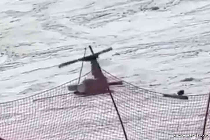Rogue Ski Carves Its Way Into Unsuspecting Skier