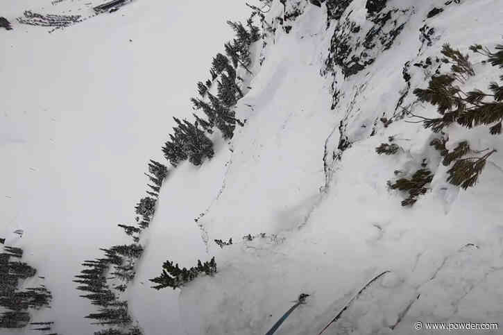 Lift Line Cheers As Skier Attempts Whistler's 'Air Jordan'