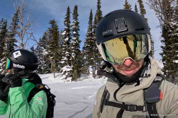 Pro Skiers Blast Through Deep Snow At Wyoming Ski Resort