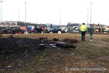 Boerenprotest houdt alweer halt in Zelzate: “Als overleg met regering niets oplevert, komen er nog meer acties”
