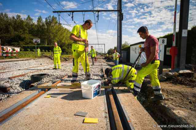 Infrabel werkt dit jaar 17 weekends aan spoorlijn 12
