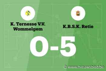 Ternesse dieper in de problemen na verlies tegen Retie