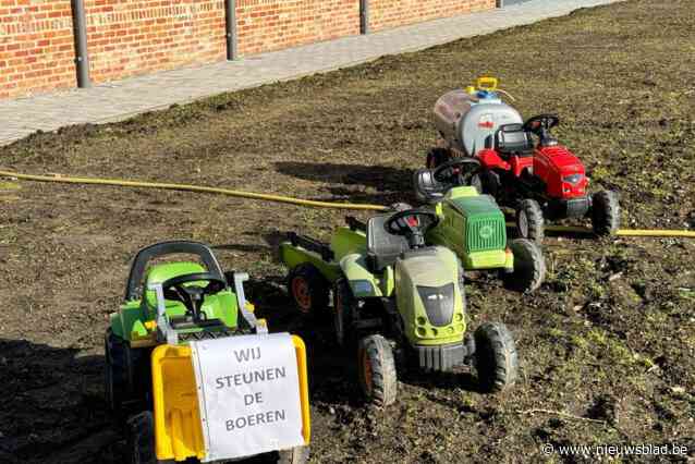 Ook boerenprotest in Wommelgem, maar dan kleinschalig en zonder hinder te veroorzaken