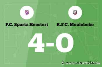Sparta Heestert wint duel met FC Meulebeke