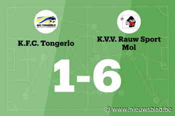 Rauw laat Tongerlo kansloos in uitwedstrijd