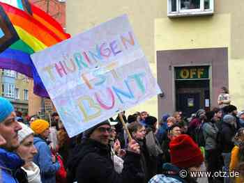 Die Bilder zur Demonstration „Demokratie verteidigen“ in Jena