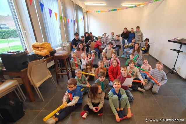 Kinderen op muziekkamp in Herne