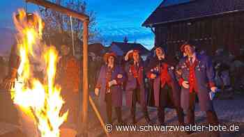 Abschluss der Saison: Vollmaringer Narren verbrennen die Fasnet 2024