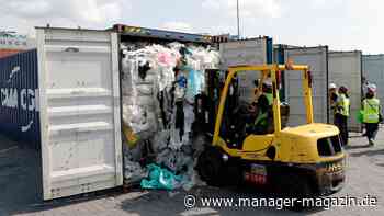 Export von Plastikmüll aus Deutschland nach Asien steigt deutlich