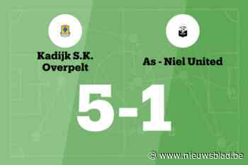Dierckx scoort twee keer voor Kadijk SK in wedstrijd tegen As-Niel United