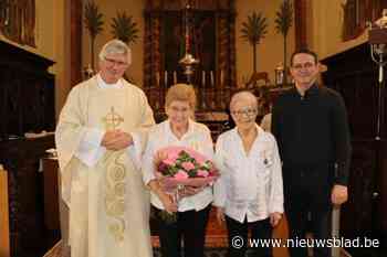 Huldiging voor zussen Blanche en Bernadette in Sint-Amanduskerk