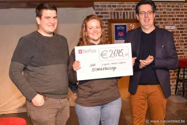 Succesvolle scholenloop levert nieuw sportmateriaal op en mooie cheque voor JAC