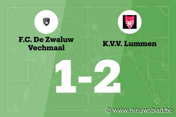 VV Lummen wint wedstrijd tegen De Zwaluw Vechmaal