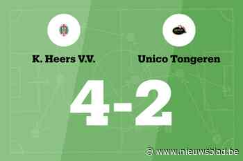 Heers VV wint sensationeel duel met UNICO Tongeren