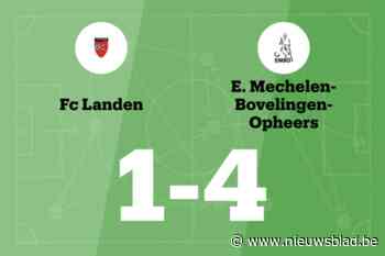 E. Mech Bovelingen Opheers verslaat FC Landen B met 1-4