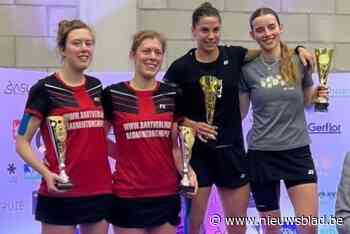 Lisa en Marie Demeyere pakken voor derde keer zilver op BK badminton: “Beter dan de cijfers laten vermoeden”