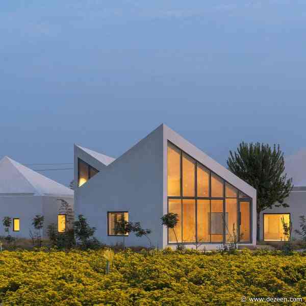 Atelier Xi creates angular library within Chinese tea plantation