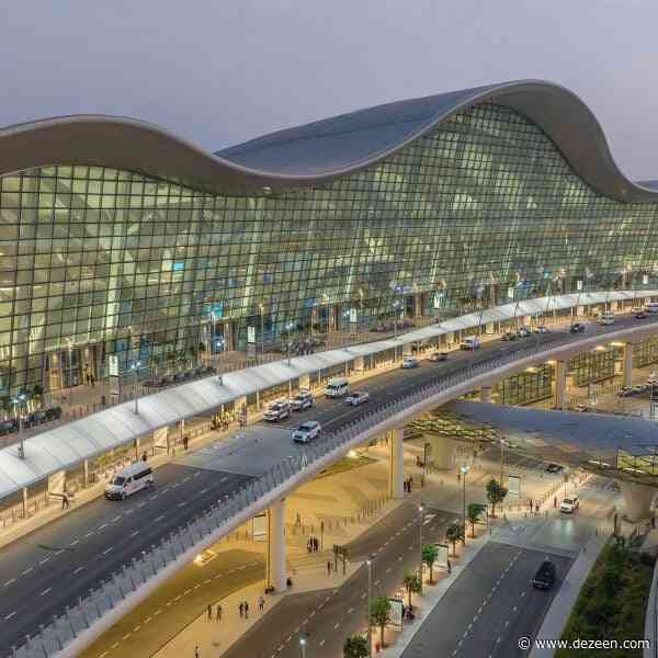 KPF tops Abu Dhabi airport with undulating roof informed by sand dunes