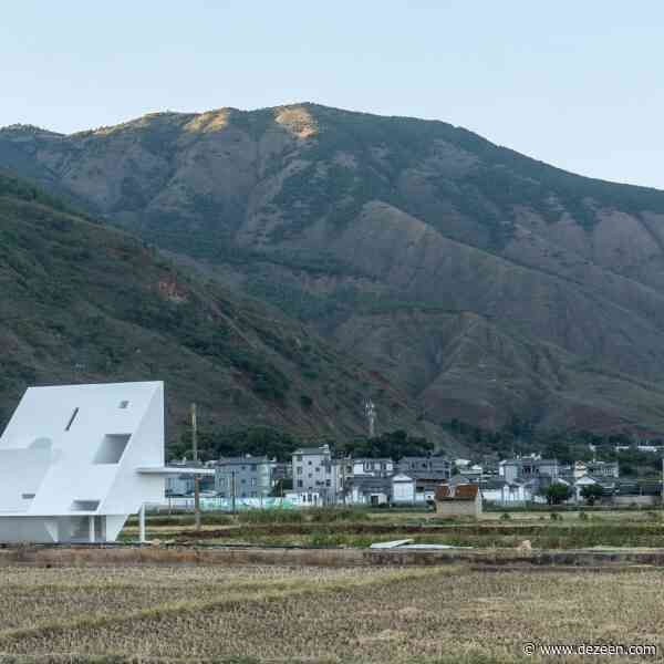 Lin Architecture designs Concrete Pavilion in China as "lighthouse" for farmers