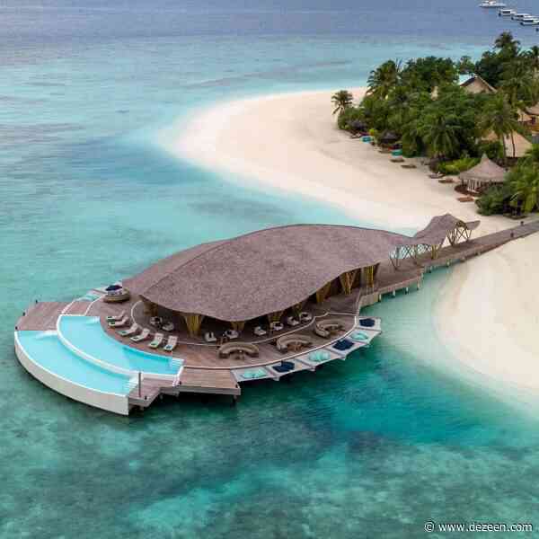 Stingray-shaped roof crowns Maldives restaurant by Atelier Nomadic
