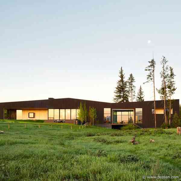 CLB Architects creates trio of "tectonic structures" for Wyoming residence